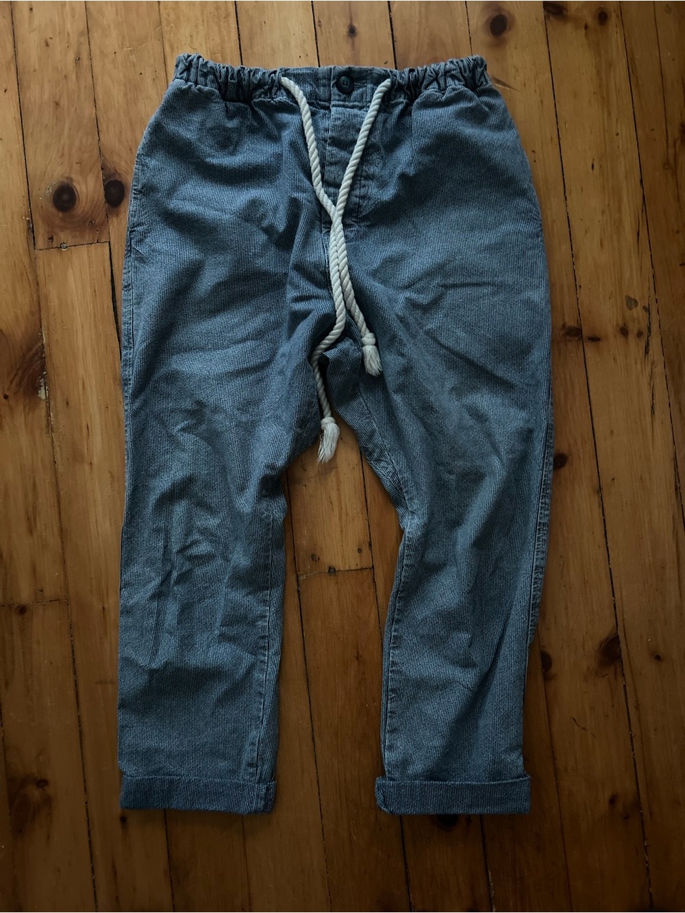 Dr. Collectors Teddy Forever Striped Pants Denim Blue